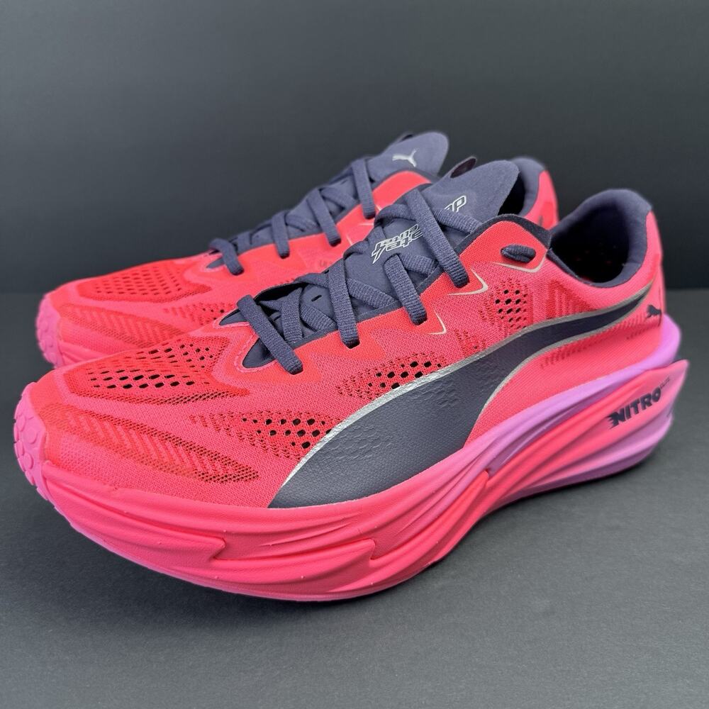 PUMA x HYROX Deviate NITRO Elite 4 Men’s 9 Pink Purple 312959-01 Running